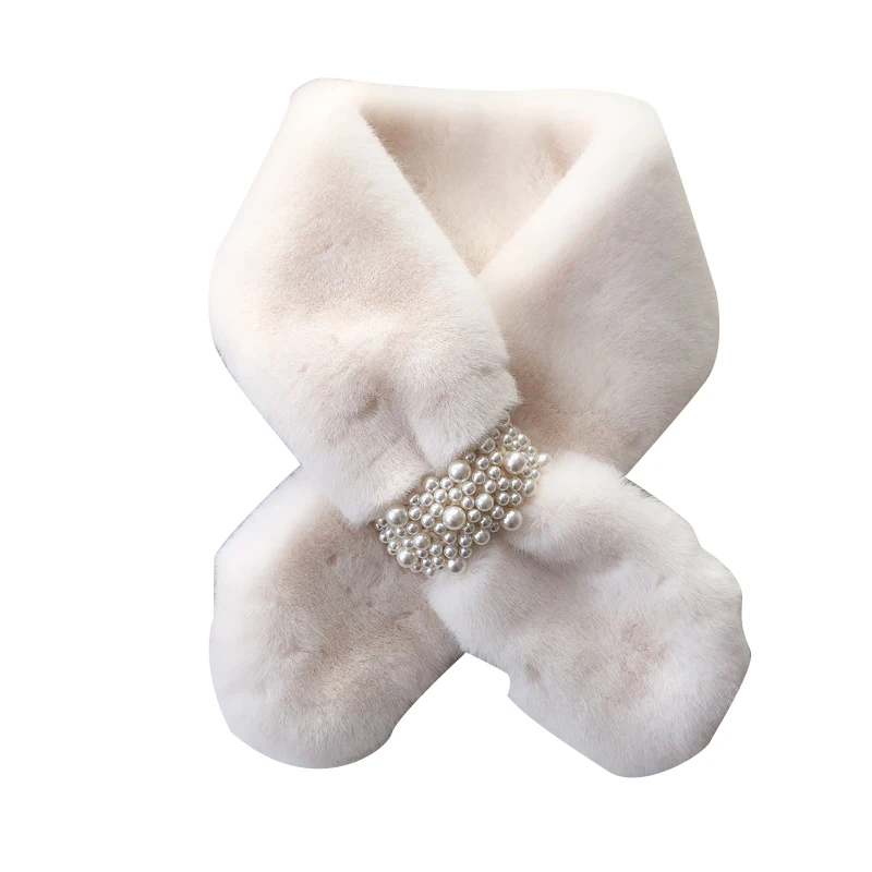 

scarf women 2020 winter korean Fashion warm Fur collar female lovely Solid luxury scarves scarfs for ladies