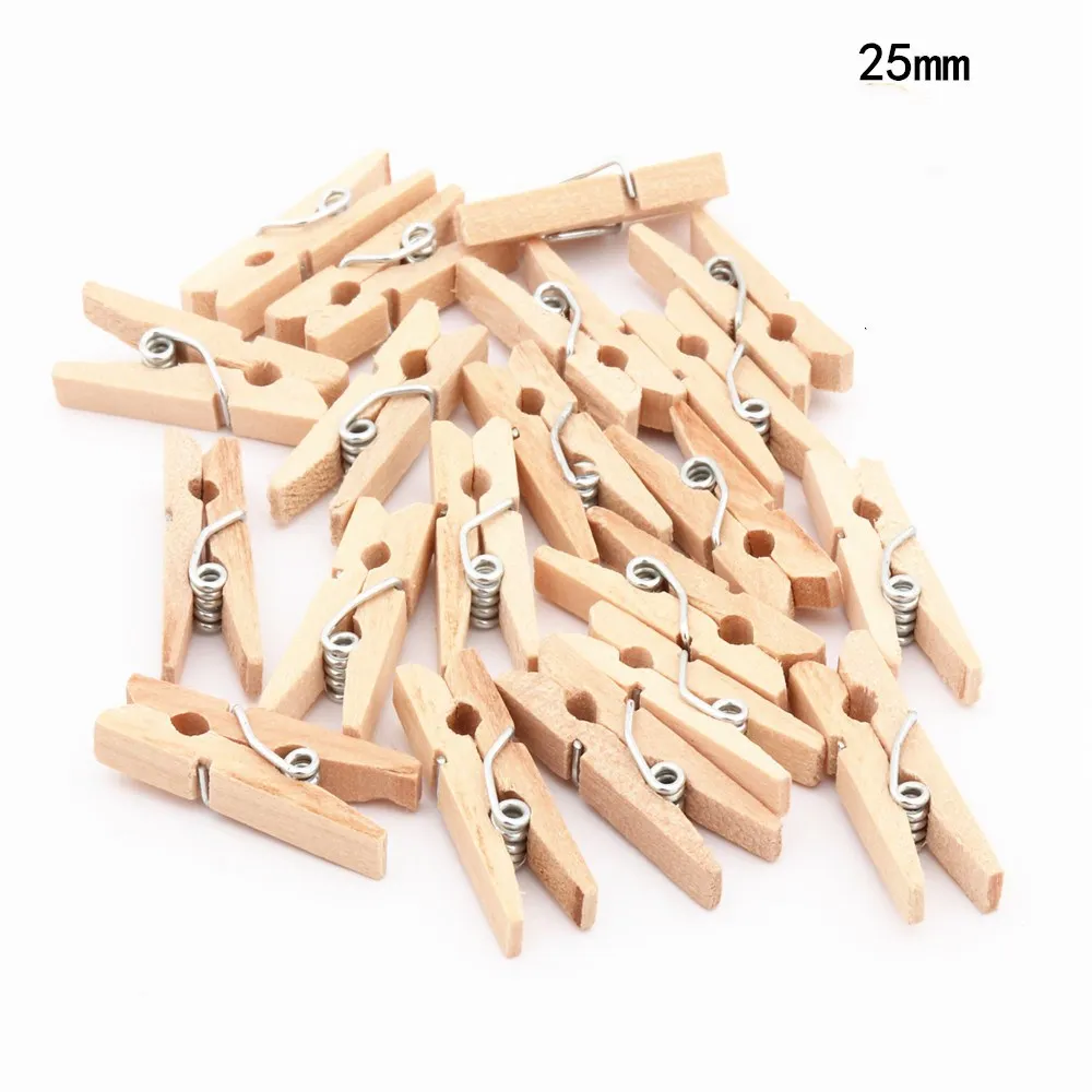 50 шт Мини Цветные весенние деревянные зажимы для одежды фото бумага Peg Pin прищепка