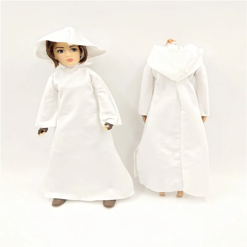 Оригинальная белая накидка для косплея платье куклы масштаба 1/6 костюм из войн