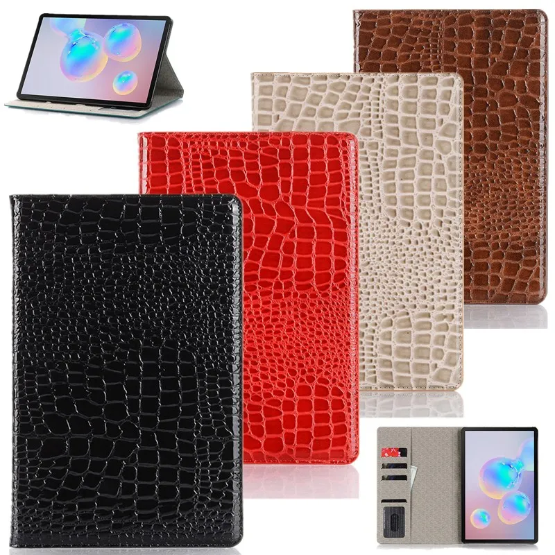 Чехол из искусственной кожи с крокодиловой кожей для Samsung Galaxy Tab S6 диагональю 10 5