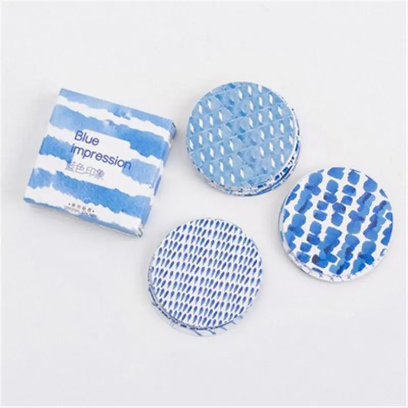 45 шт./упак. хлопковые голубые джинсы в полоску кружочки детские игрушки аниме для