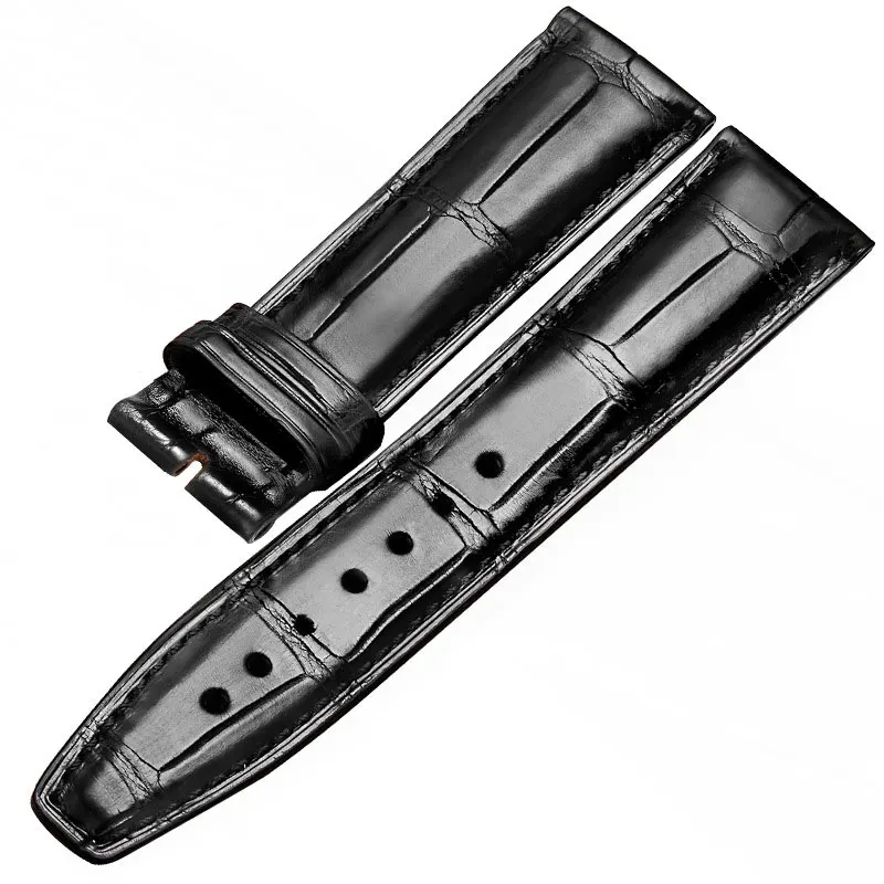 

FUYIJIA Top Handmade Alligator Watchbands Men Genuine Leather Belt Custom Luxury Strap 20MM 21MM 22MM Crocodile Skin Watch Band