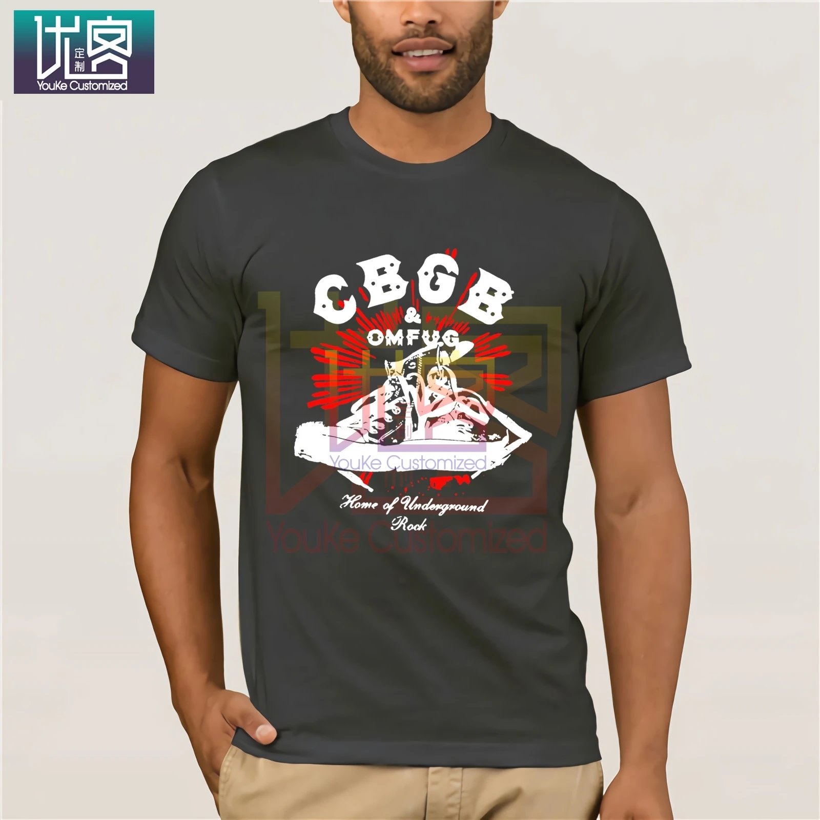 Обувь взрослая футболка Одежда популярная с круглым вырезом 100% хлопок футболки