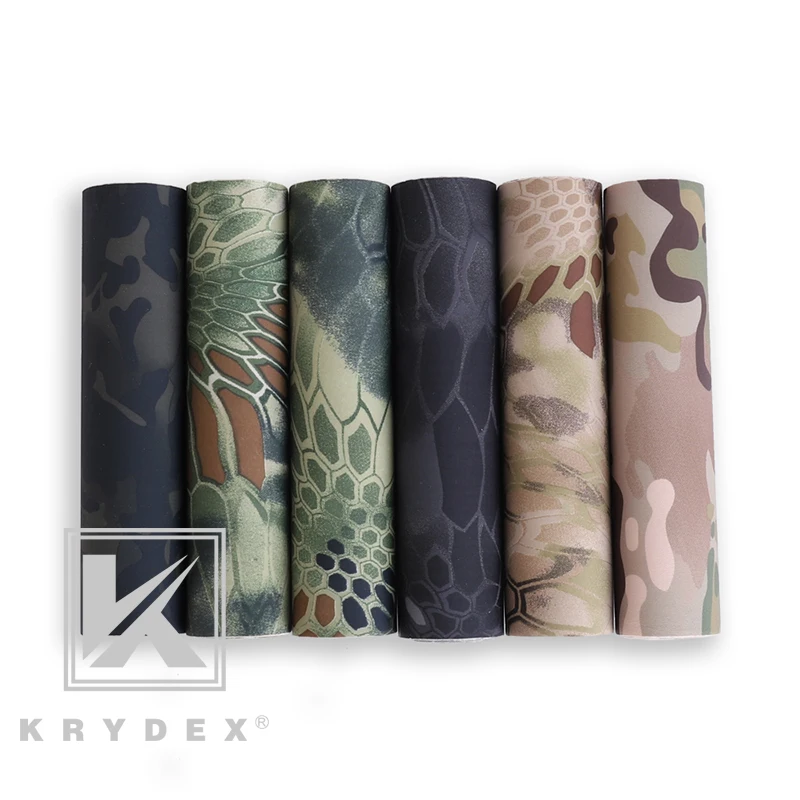 KRYDEX Tactical Elastic Camouflage Stickers Multicam Camo Wrap Adhesive Decal DIY Roll Shooting Hunting Accessories MC |