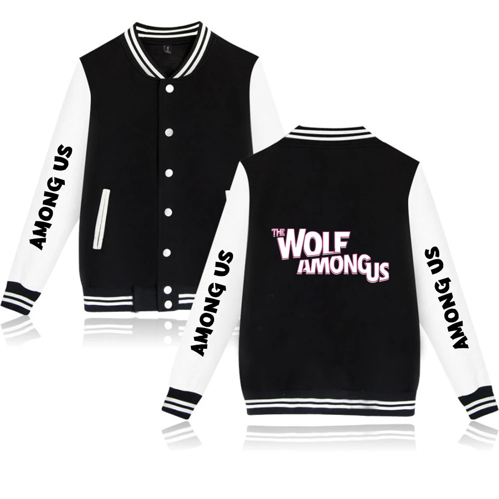 

Among Us Sweatshirt Tracksuit Baseball Jackets Unisex Long Sleeve Men / Women Streetwear Harajuku Clothes Plus Size Coats Jacket