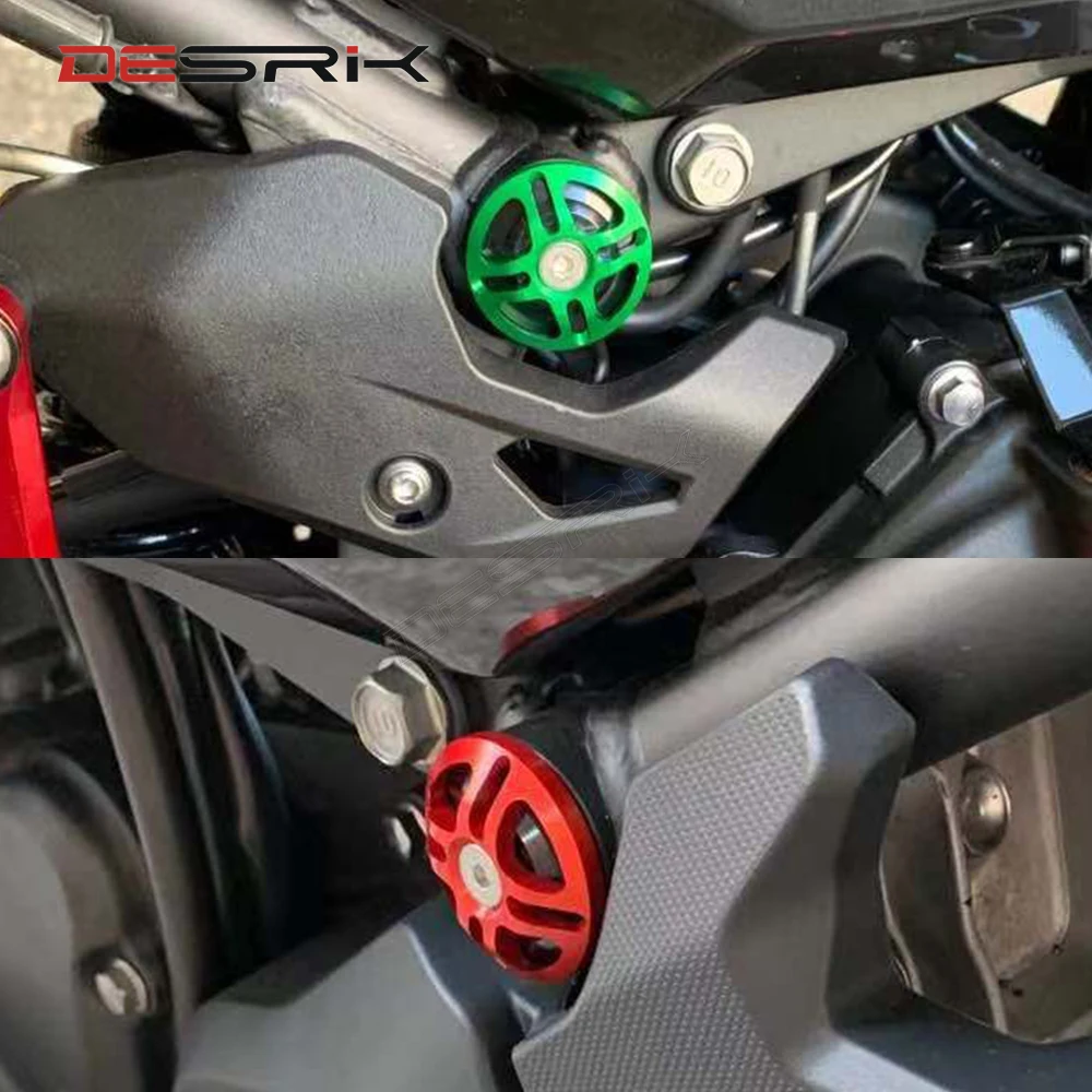 DESRIK мотоциклетные Катушки слайдер рамка винт обтекатель болт Крышка отверстия