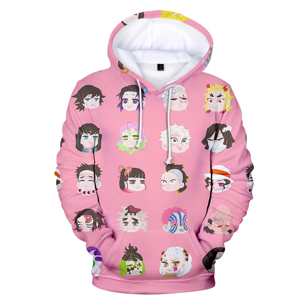 

Demon Slayer Hoodie Kimetsu No Yaiba Unisex Harajuku Aesthetic Men Sweatshirt boy Hoody Ulzzang Graphic Casual Pullovers clothes