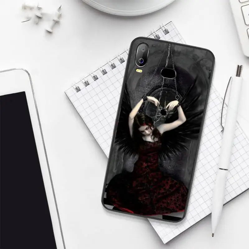 CUTEWANAN темные готические обои чехол для телефона Samsung A10 A20 A30 A40 A50 A70 A71 A51 A6 A8 2018 |