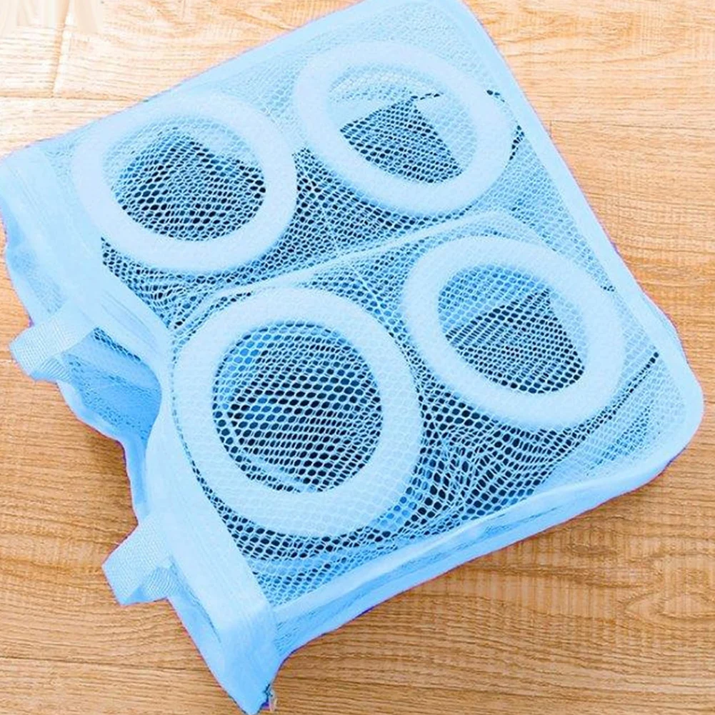 Washing Machine Shoes Clothes Underwear Zipper Laundry Mesh Pouch Storage Bag |