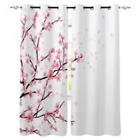 modern curtains for bedroomspring cherry blossom window curtain living room bathroom kitchen curtains luxury home decor