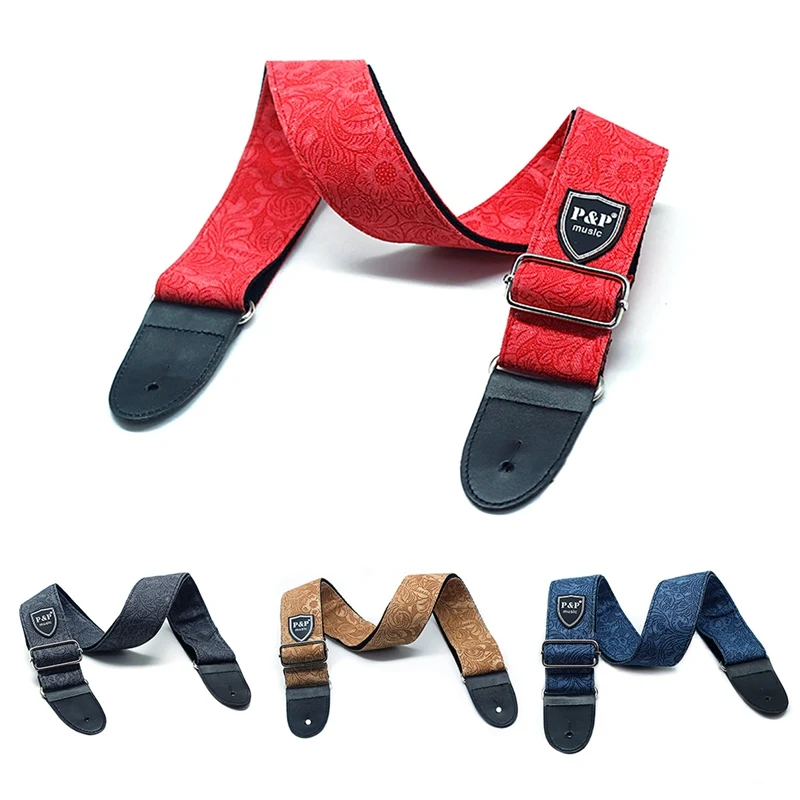 Наплечный ремень для гитары универсальный винтажный Регулируемый джинсовый
