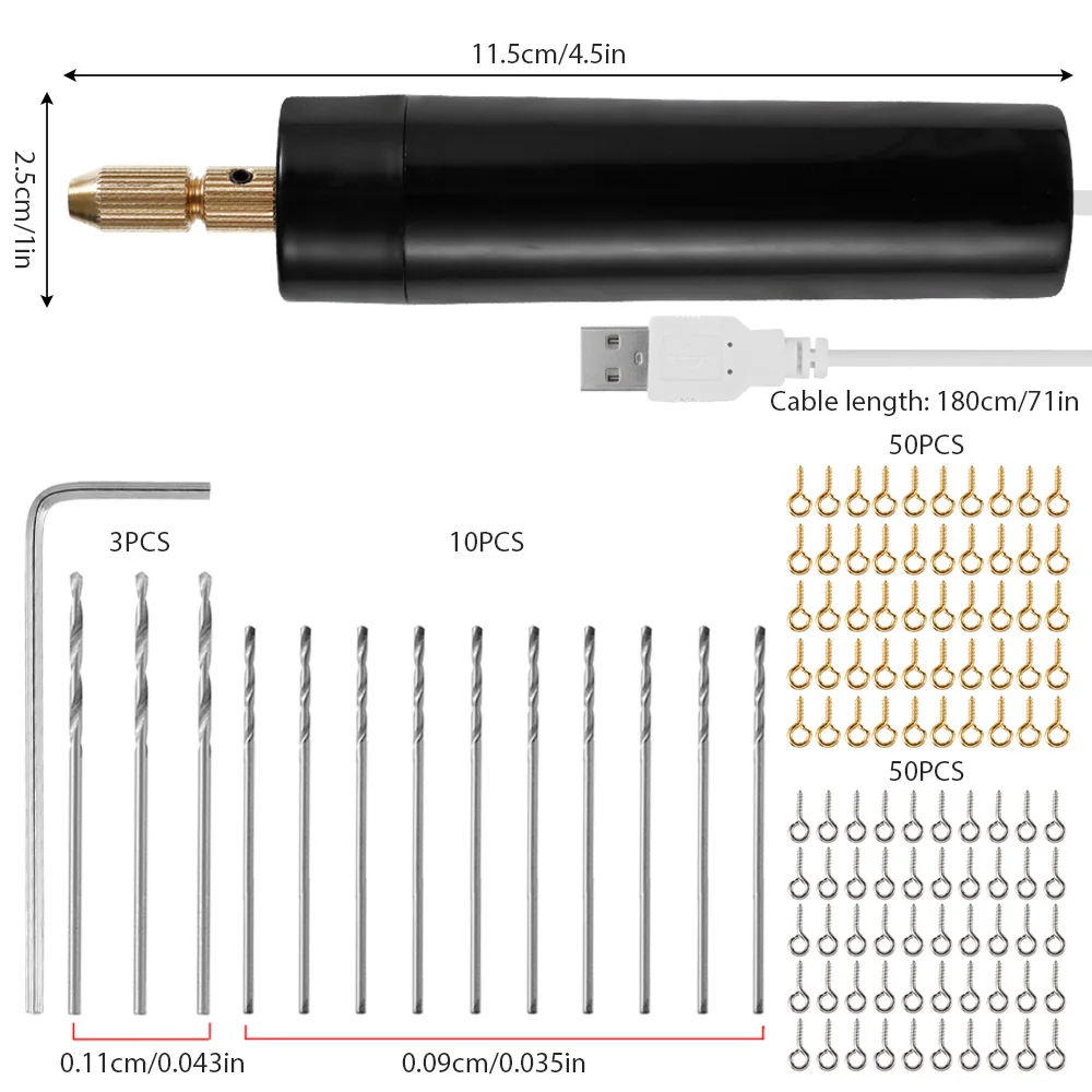 

5V Rotary Tool USB Charger 8500 RPM Cordless Mini Engraving Grinding Polishing Machine Variable Speed Power Tools+ACC