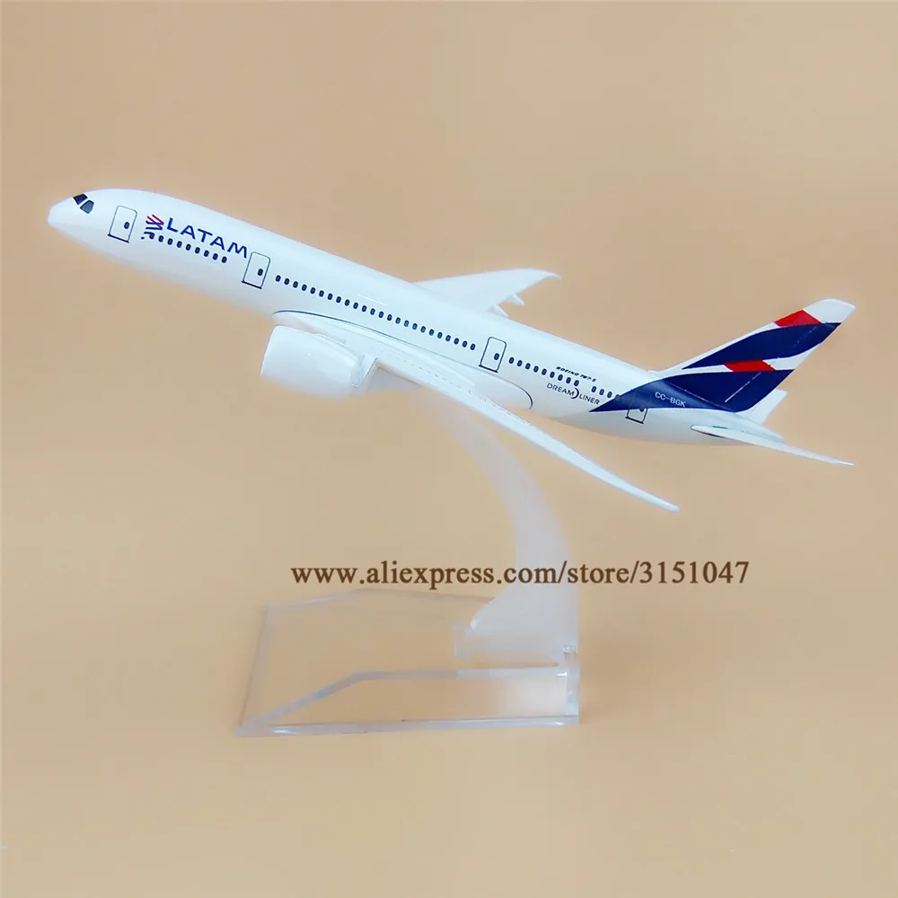 16 см воздух Чили латам B787 Боинг 787 авиакомпании модель самолета из металлического