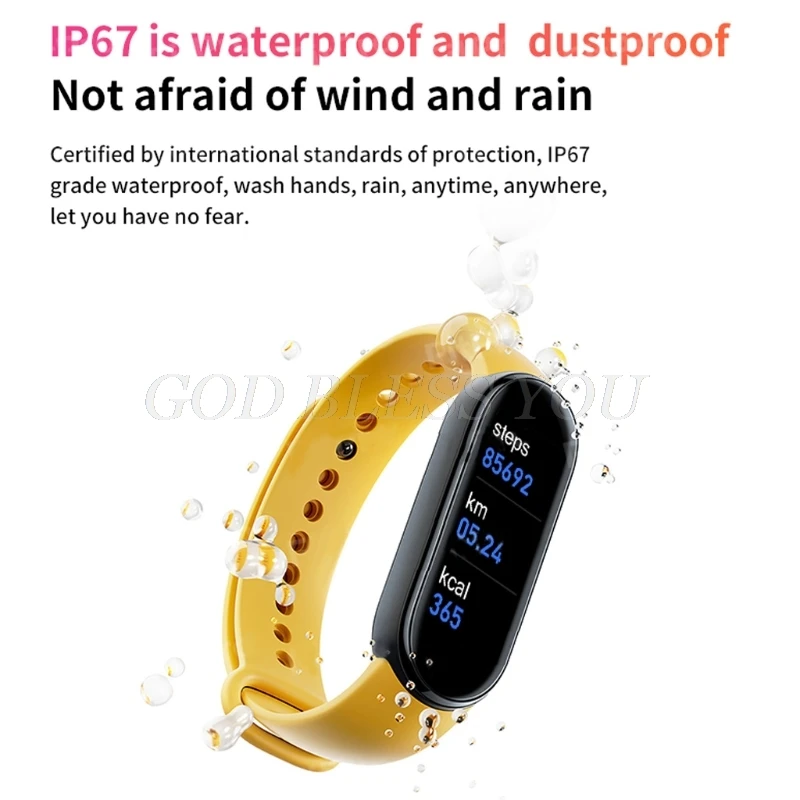 

Smart Watch Sport Band Fitness Tracker Pedometer Heart Rate Blood Pressure Monitor Bluetooth Smartband Bracelets Men Women