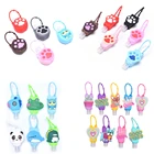 Милый силиконовый чехол с рисунком животных, одноразовый съемный дорожный безопасный гель