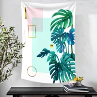 tropical wall cloth carpet wall hanging tapestry aesthetic psychedelic bohemian beach blanket kawaii room decor home decoration