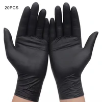 20pcs disposable food plastic gloves %e2%80%8bkitchen accessories for restaurant bbq party supplies