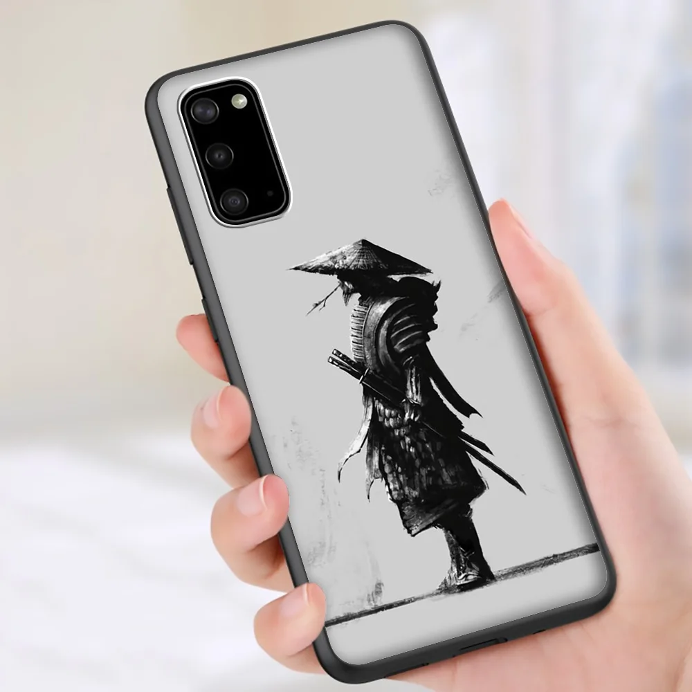 Мягкий силиконовый чехол Lavaza с японским Самураем для Samsung A01 A11 A21 A41 A2 Core A20e A70s J4 J7 Duo