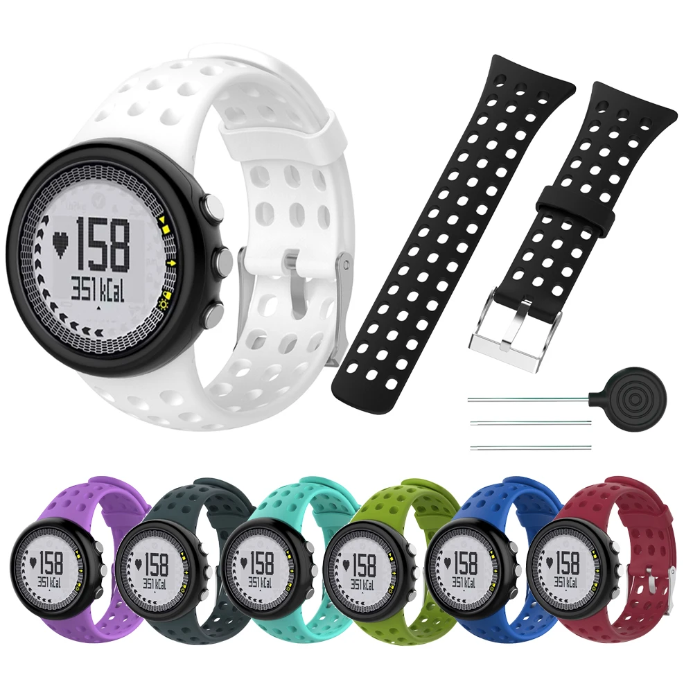 

Ремешок для смарт-часов SUUNTO Quest M1 M2 M4 M5 Series, сменный силиконовый браслет для мужских наручных часов