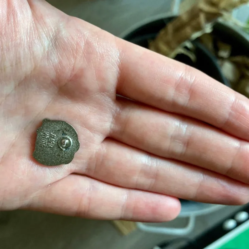 Эмалированные заколки с милыми маленькими животными милый экран броши лягушка