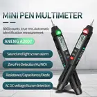 Цифровой мультиметр ANENG A3007 Pen, 6000 отсчетов, интеллектуальный мультиметр, не стандартный, Диод сопротивления напряжения переменногопостоянного тока