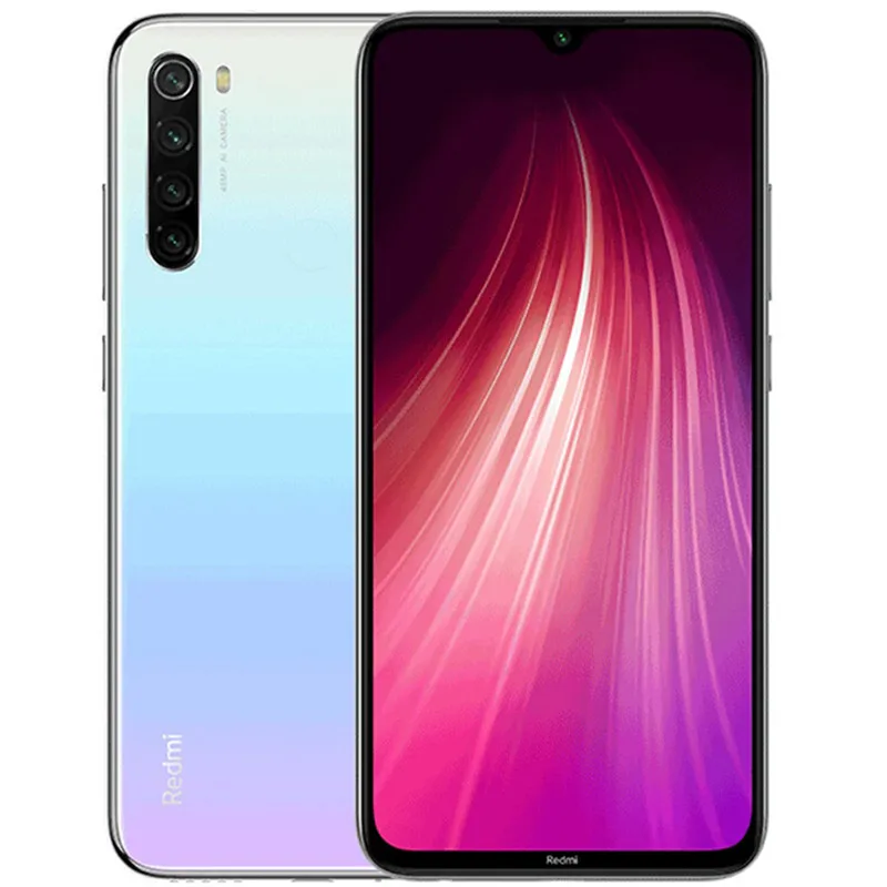 In Stock 4GB 64GB Global Version Xiaomi Redmi Note 8 4G Smartphone 6.3' MIUI 10 Qualcomm Snapdragon 665 48.0MP Type-C Cellphones