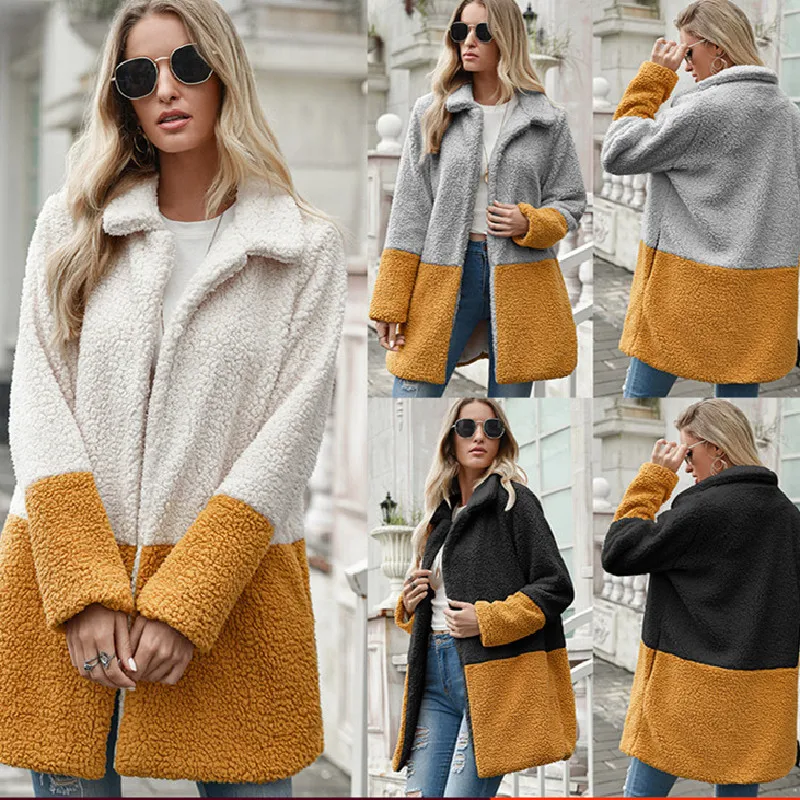 

Модные женские толстые куртки, зима 2020, Новое поступление, повседневное теплое пальто оверсайз с открытым стежком
