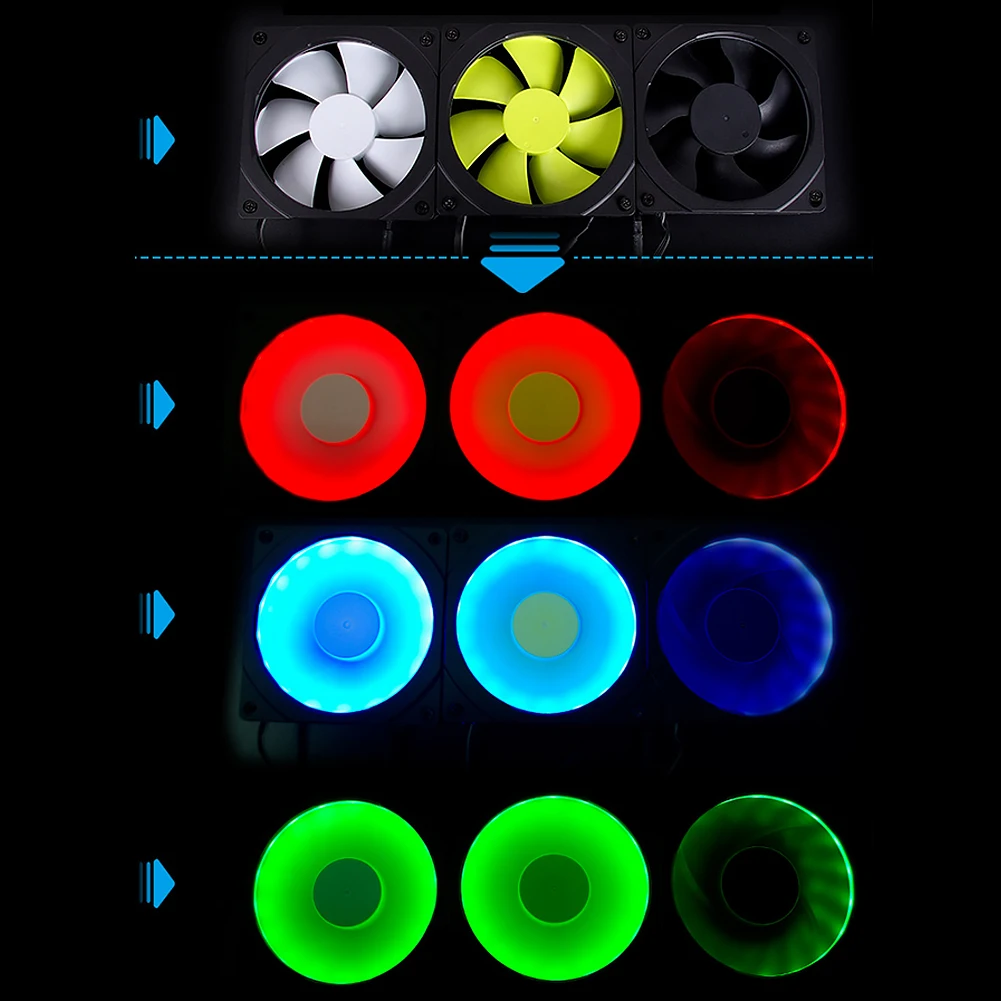 Рамка вентилятора RGB меняющая цвет рамка высокая плотность светодиодов