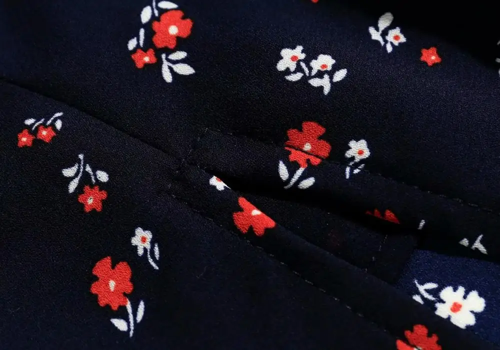 Женское летнее платье с коротким рукавом разрезом и цветочным принтом | Женская