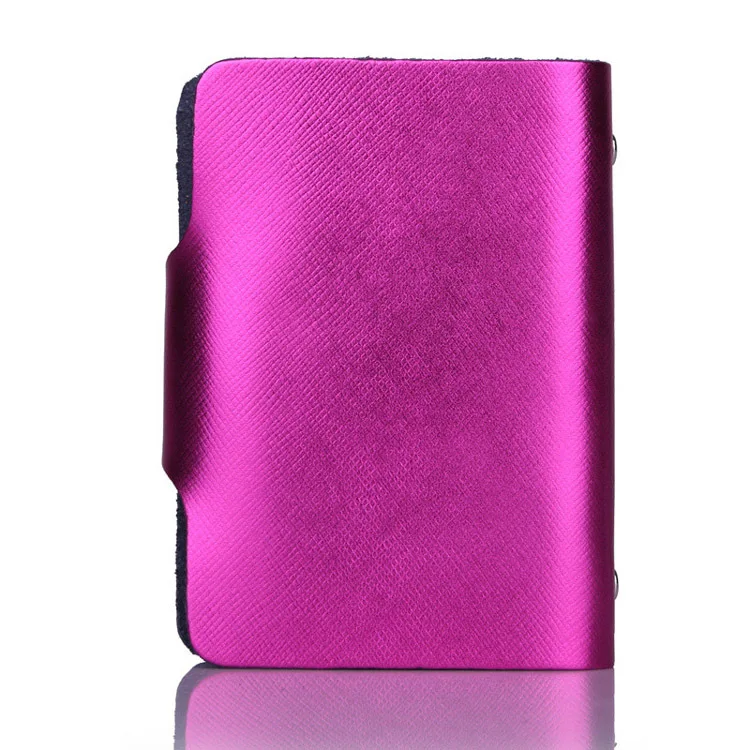 Держатель кредитной карты унисекс из натуральной коровьей кожи складной дизайн