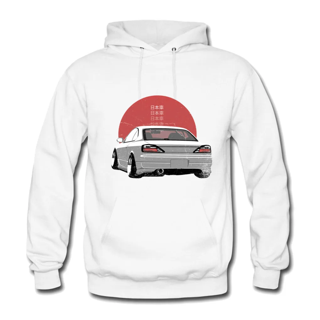 JDM Nissan GTR S14 S13 пара печатных хип хоп толстовки для мужчин и женщин Зимняя уличная