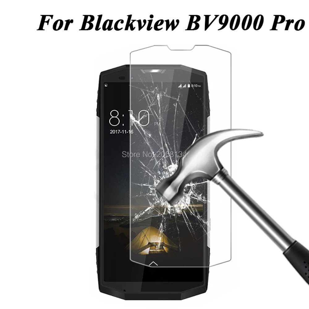 

protective glass on the for blackview bv9000 pro tempered glas bv 9000 bv9000pro premium protect phone screen protector film