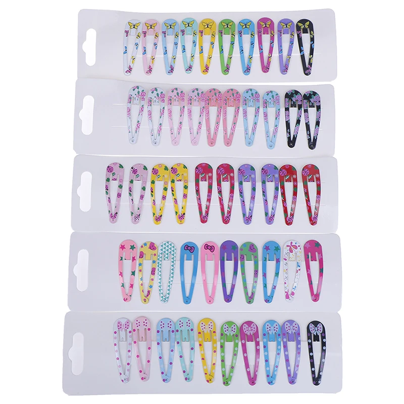 Заколка для волос в форме сердца разные цвета 10 шт. | Красота и здоровье