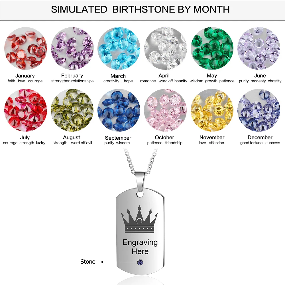 Ожерелье из нержавеющей стали с гравировкой на заказ армейская бирка для собаки