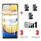 Гидрогелевая пленка для экрана Poco M4 Pro X3 NFC, стекло для камеры Xiomi Poco X3 NFC X3 NFC X3Pro M3 F3, защитная пленка PocoX3Pro, защитная пленка