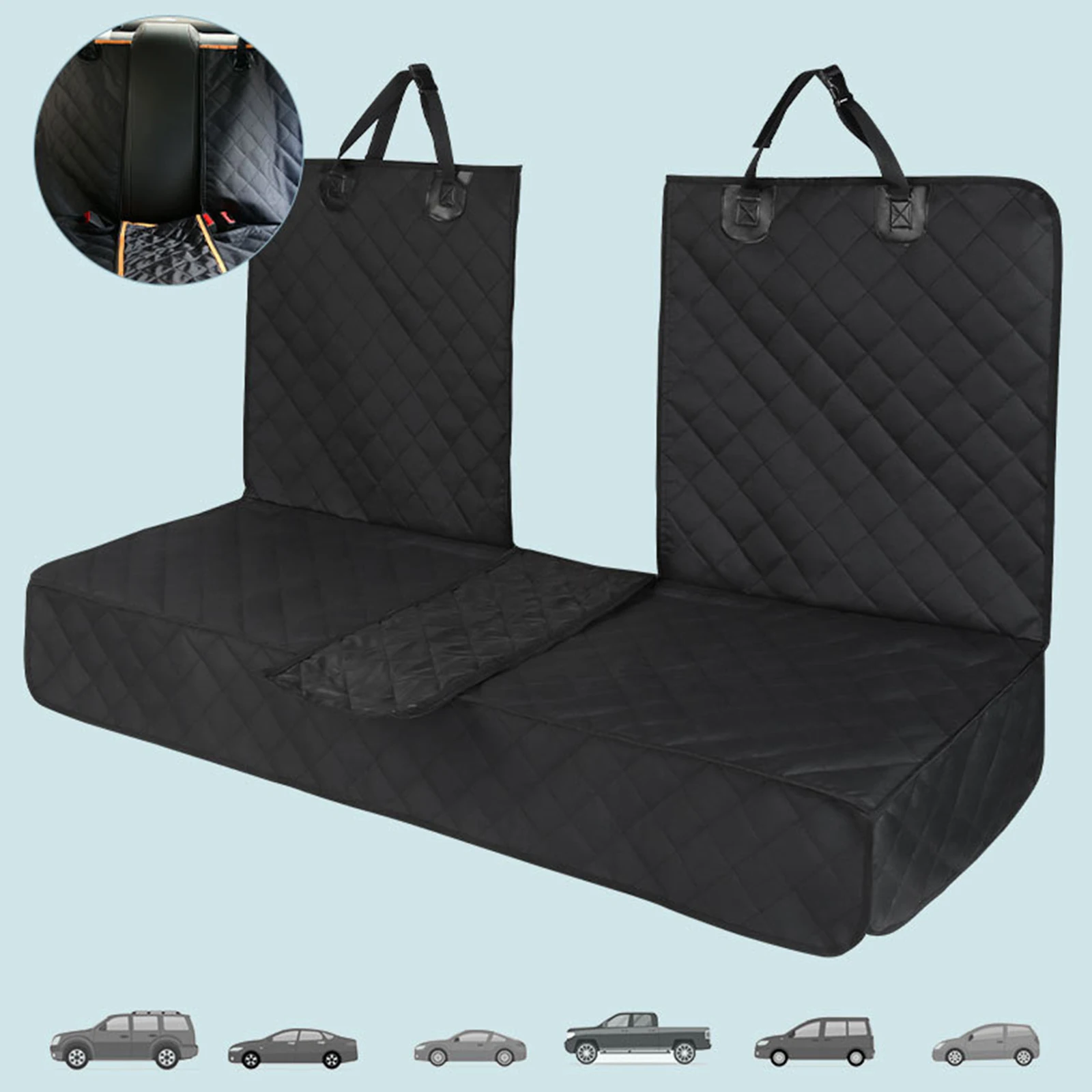 Скамья для собак чехол спинки заднего сиденья на сиденье автомобиля питомца