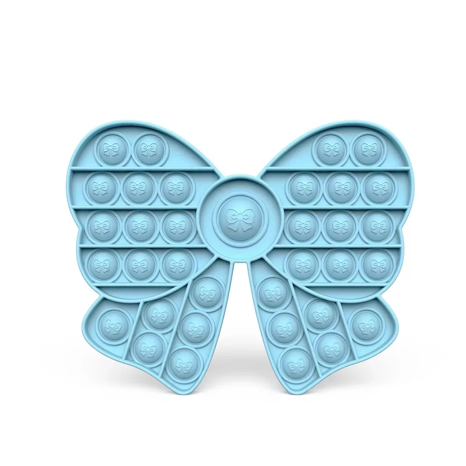 

PT287~PT288 Bowknot Push Pops Bubble Sensory Toy for Adult Child Funny Anti-stress Pop It Fidget Reliver Stress