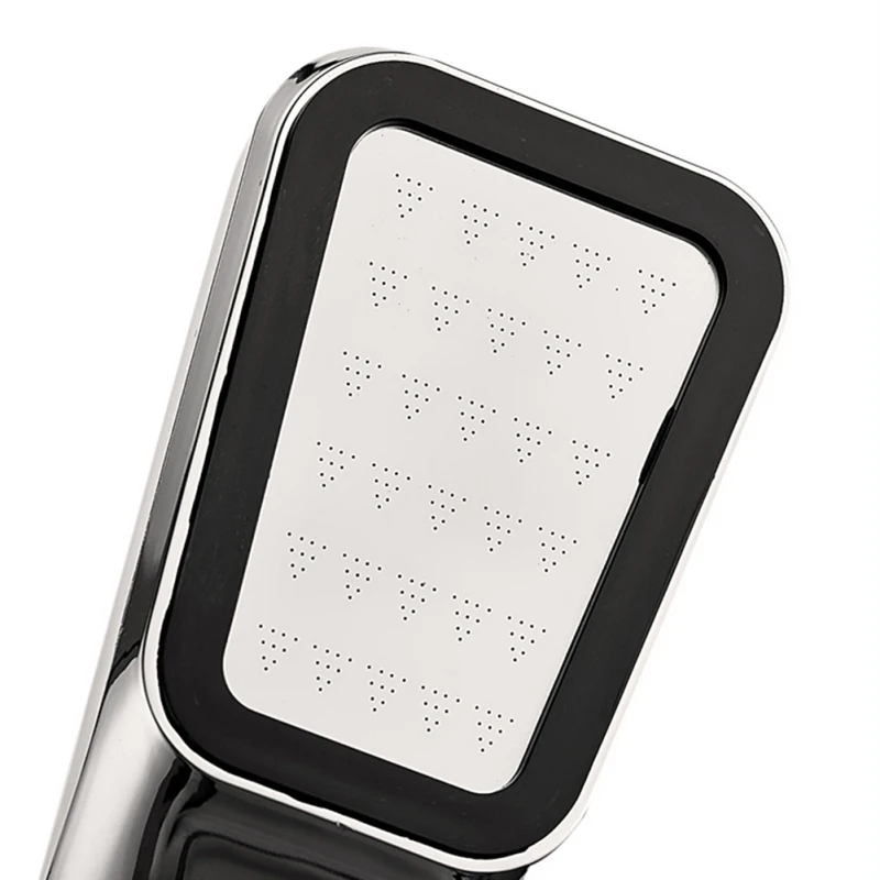 

300-holes Pressure Supercharger Rainfall Shower Head Square ABS Hand-held Shower Nozzle Water Saving High Quality