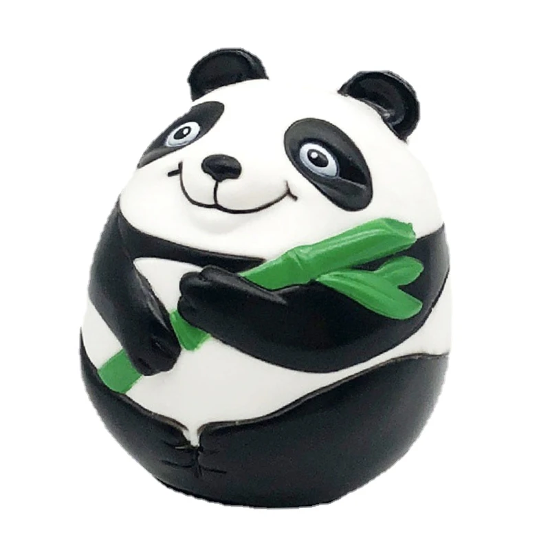

Настольная скульптура, игрушка, пластиковые панды с твердым дном, Креативные украшения для снятия стресса, офисные украшения, Красивая плас...