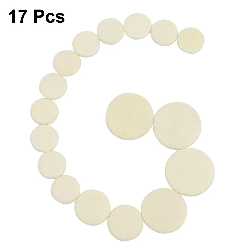 17 шт. кларнет колодки кожаными накладками музыкальный предметов разных размеров