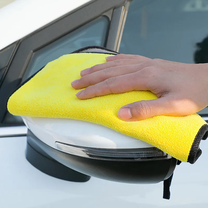 Автомобильное супервпитывающее полотенце из микрофибры для мытья автомобиля 30x30