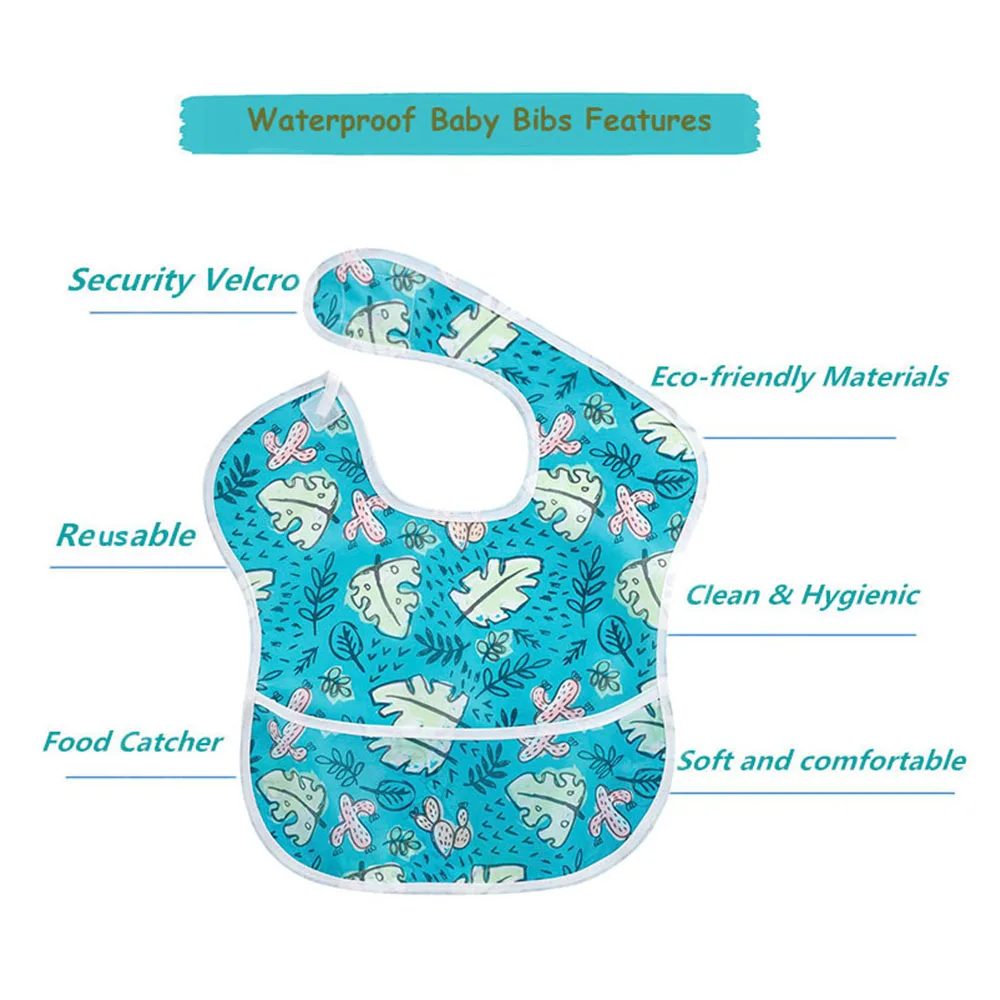 

Baby Dribble Bibs Waterproof Feeding Saliva Towel Gift Bandana Eating Cloth For Girl Boy Apron Newborn Accessories Infant Stuff