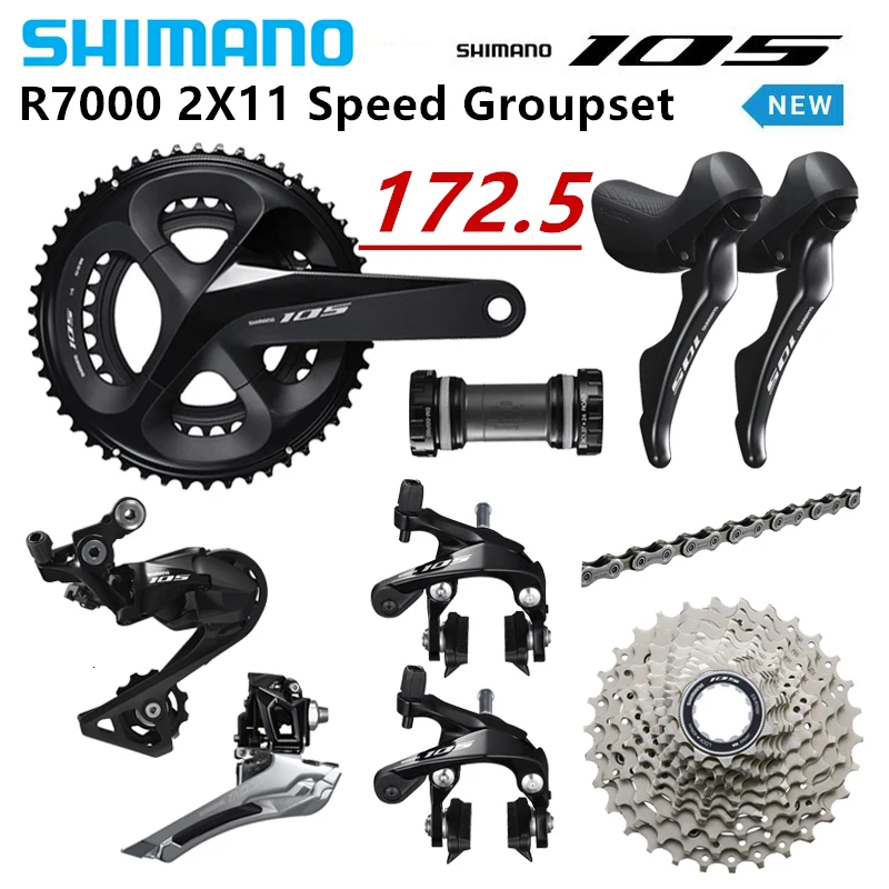 Shimano 105 R700002x11 скорость 172, 5 мм в переменного тока, 50-34 T 52-36 T 53-39 ТГ 11-25/28/30/32/34 T