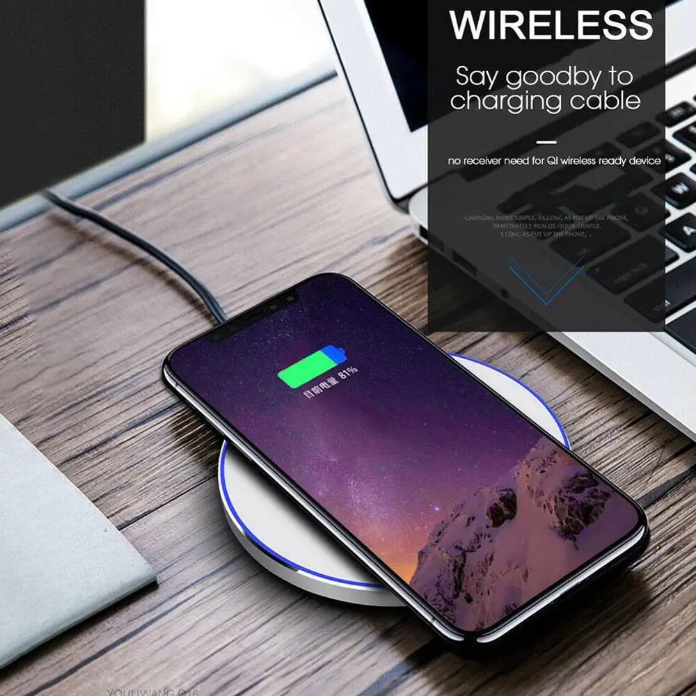 15 Вт Qi Беспроводное зарядное устройство для iPhone X Xs MAX XR 8 plus Быстрая зарядка для samsung S8 S9 Plus Note 9 8 USB зарядное устройство для телефона