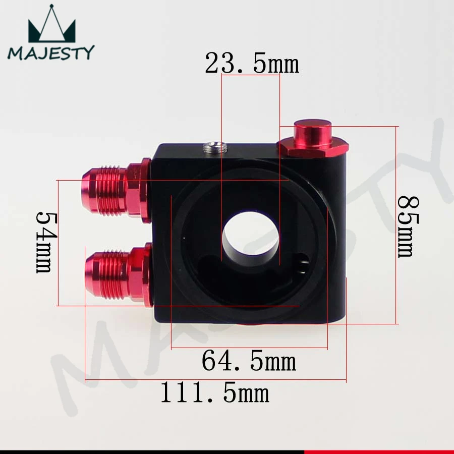 Сэндвич-пластина для фильтра масляного радиатора термостата 3/4 дюйма 16-UNF / M20 X1.5