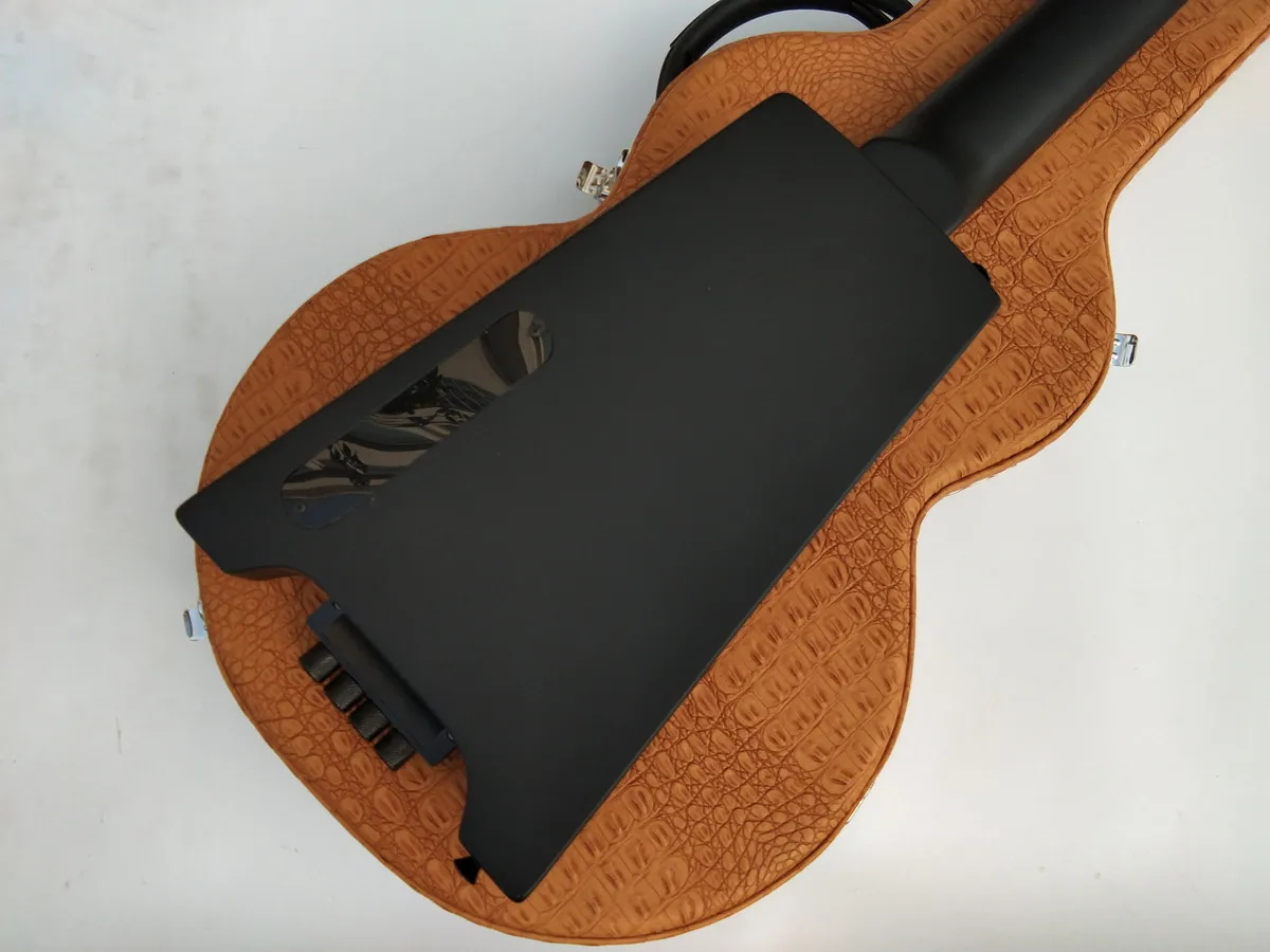 Бесплатная доставка Новый большой John 4 струны Безголовый электрическая бас