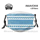 Антипылевые маски с фильтром в древнем греческом стиле для девочек и мальчиков, подростковые маски, Греция, крет, крета, чания, этимо, хераклеон