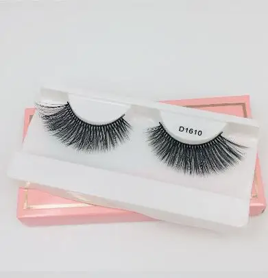 1pair 1610 NEW1/2/16 пар Накладные ресницы 3D норковые ресницы ручной натурального меха норки для макияжа толстый Поддельные Накладные ресницы с пушистым - Цвет: 1pair 1610