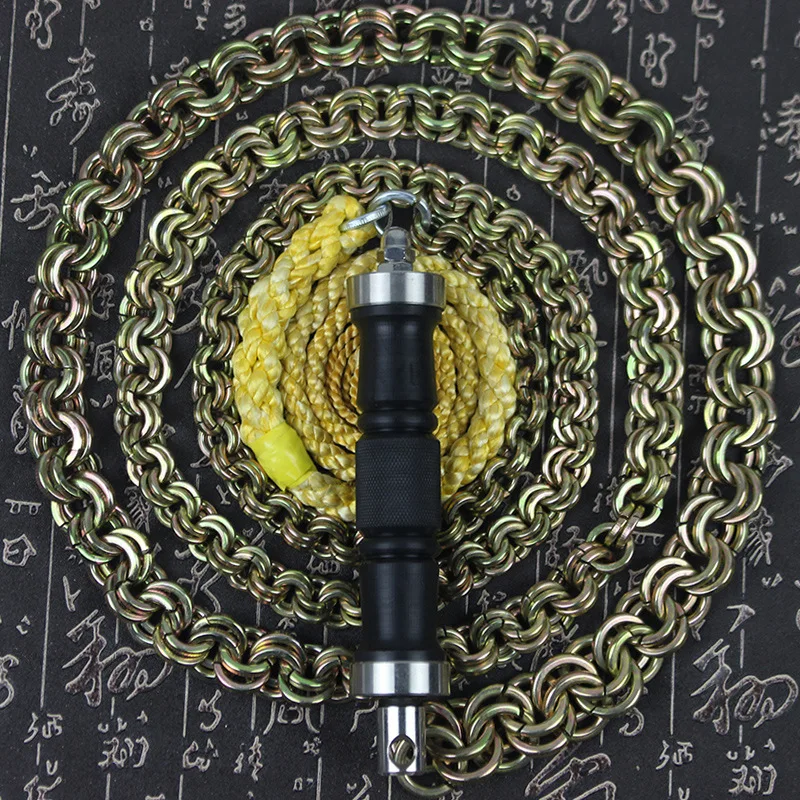 

304 double-axis stainless steel Kirin whip whip fitness whip whipping whip steel whip sports iron whip long whip iron chain whip