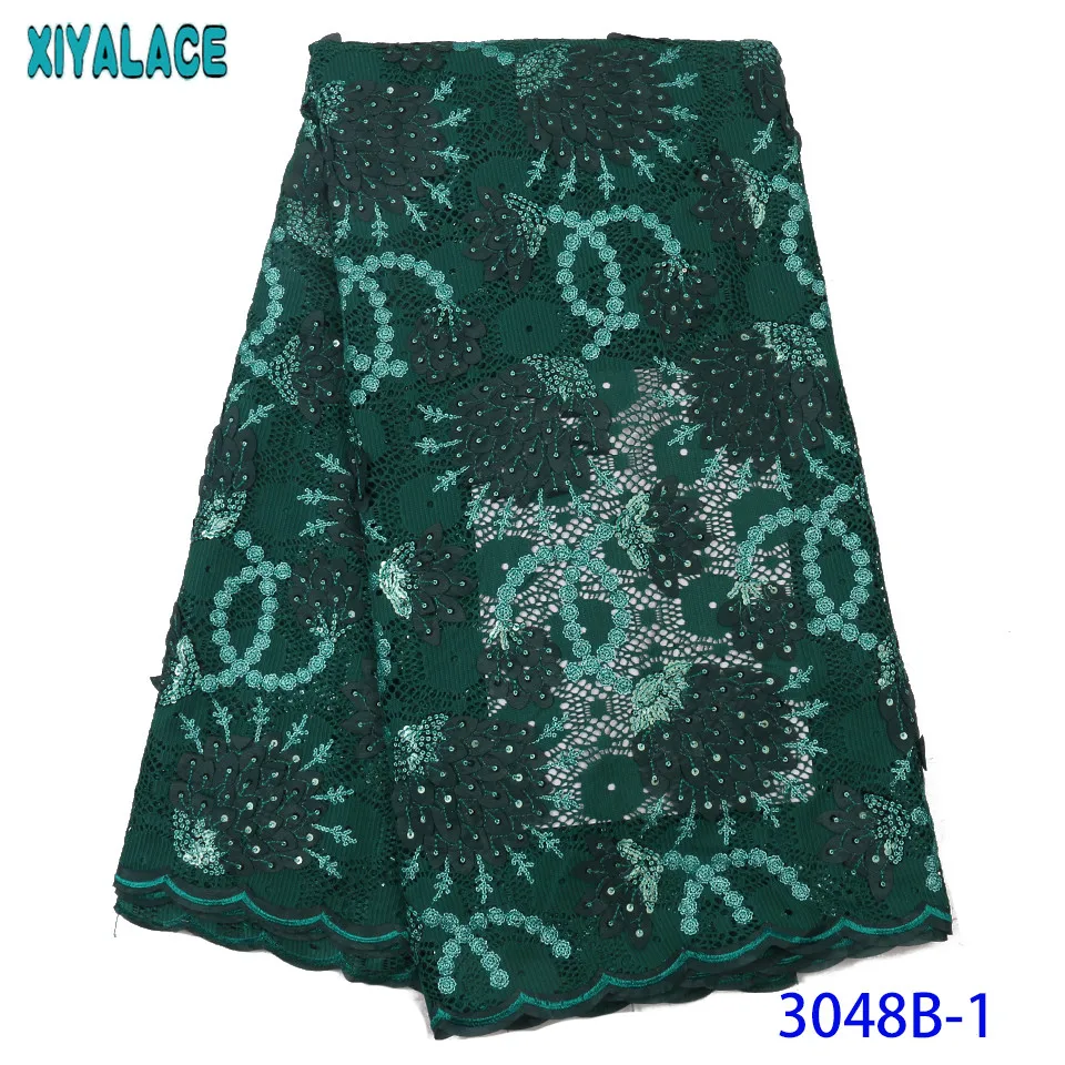 2019 Nigerian Lace Fabrics Hot Sale Sequence Fabric High Quality French Net with Sequins for Women KS3048B | Аксессуары для одежды